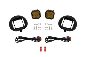 Dodge Ram 3500 Fog Lights - Diode Dynamics - SS3 with Advanced TIR optics - Yellow - `02-`08